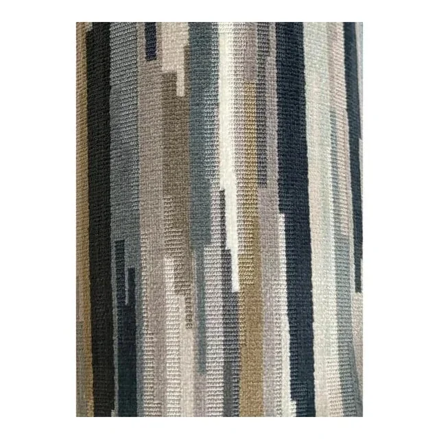 11 Yards of Romo Broken Stripe Epingle Velvet Uphol Fabric – Benito Gunmetal