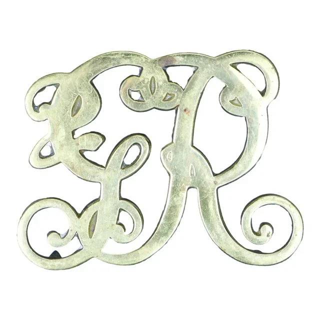 1941 Virginia Metalcrafters Solid Brass Trivet King George Cw10-9