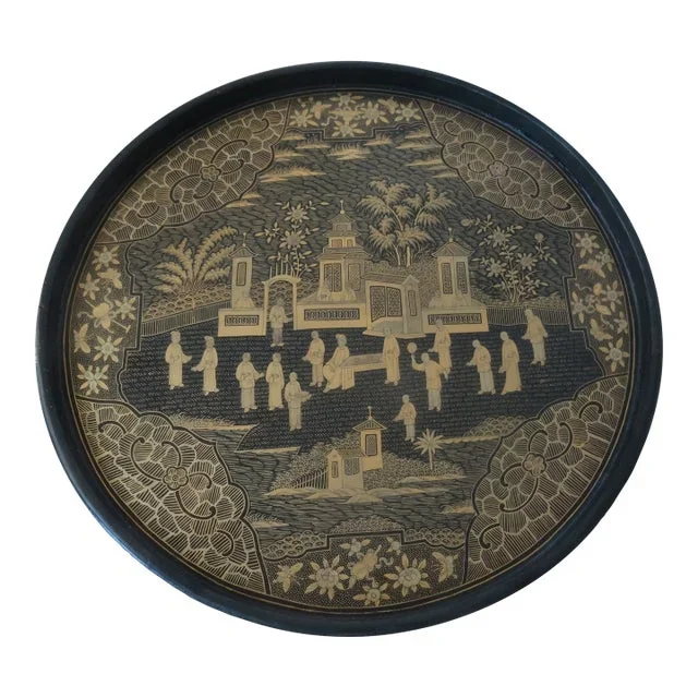 19th Century Chinese Chinoiserie Tray