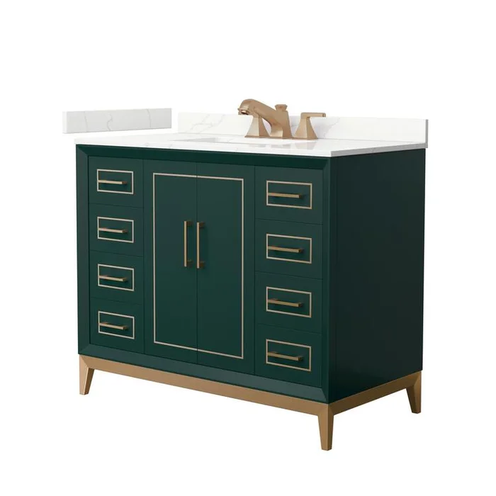 42 Inch Single Bathroom Vanity Countertop Sink Combo