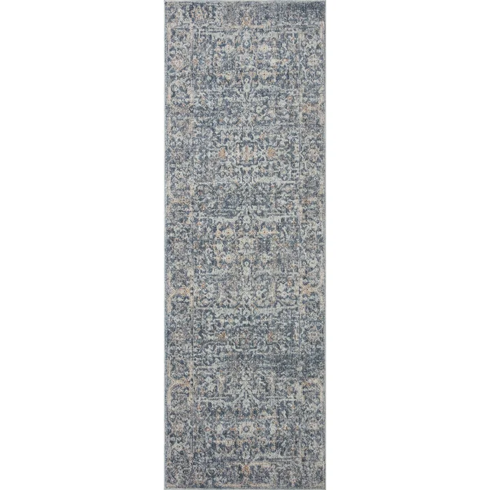 Angela Rose x Loloi Blake Denim / Taupe Runner
