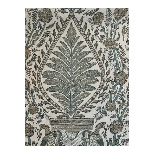 Anna French Af78723 Palampore Robins Egg Fabric 1 5/8 Yards