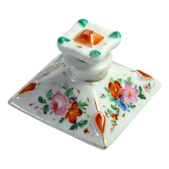 Antique French Handpainted Perfume Bottle