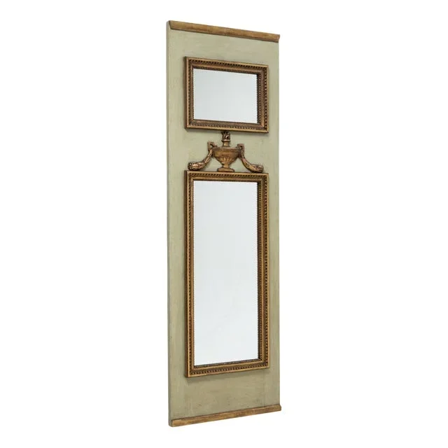 Antique French Pier Mirror, 1700s