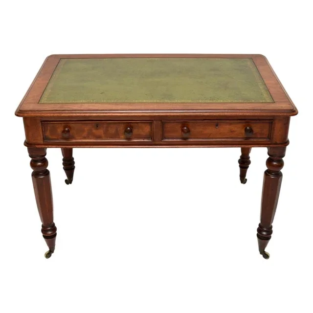 Antique William IV Leather Top Writing Desk, 1830