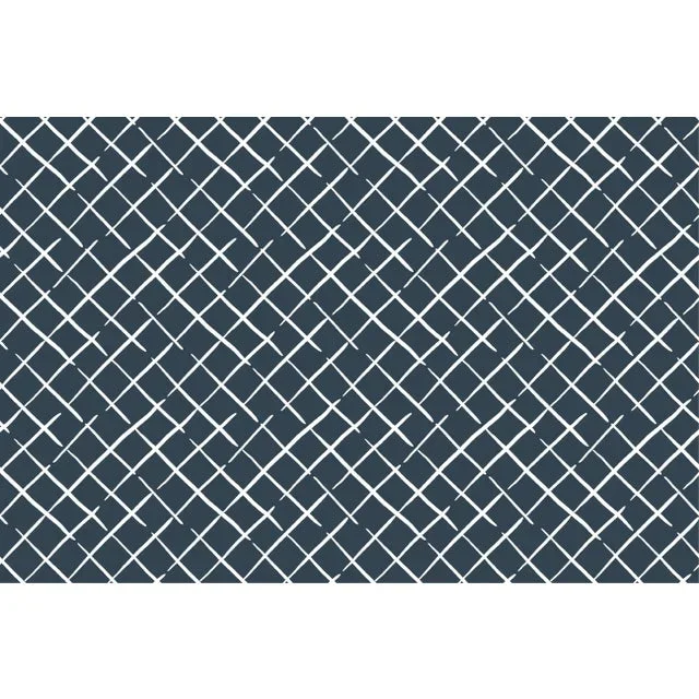 Bahama Court Navy Fabric by the Yard