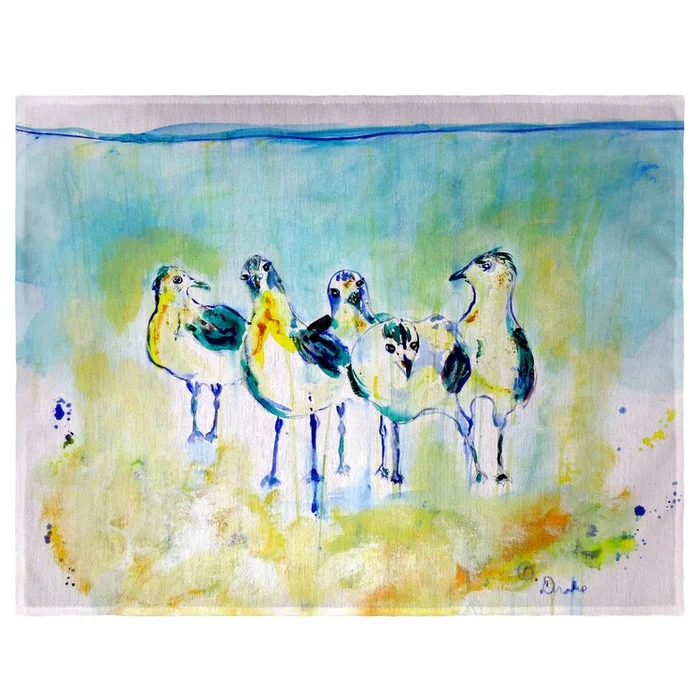 Betsy Drake Interiors Abstract Gulls II Place Mat Set of 4