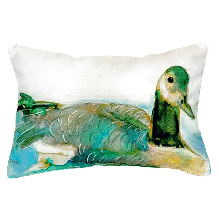 Betsy Drake Interiors Canada Goose Small No-Cord Pillow 11×14