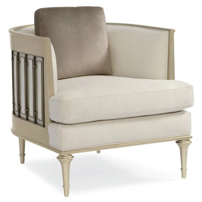 Caracole Upholstery Quit Your Metal-Ing Chair INV