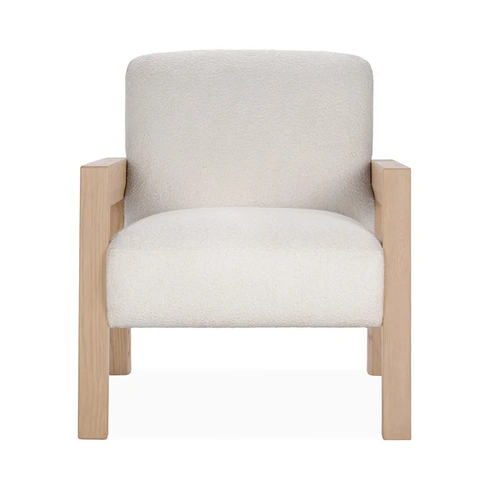 Classic Home – Aliza Upholstered Fabric Accent Chair – Ivory – 53006351