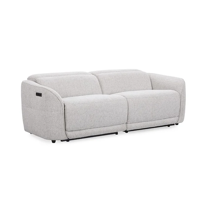 Classic Home – Kadon Zero Gravity Power Recliner Upholstered Fabric Sofa – Gray – 2221SF11