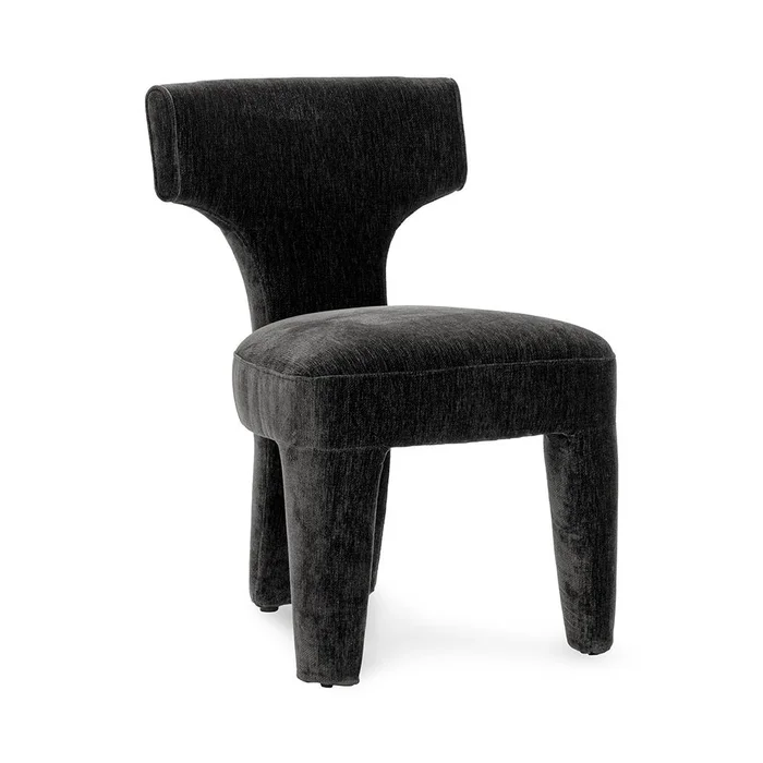 Classic Home – Khai Upholstered Fabric Dining Chair – Charcoal – 53051763