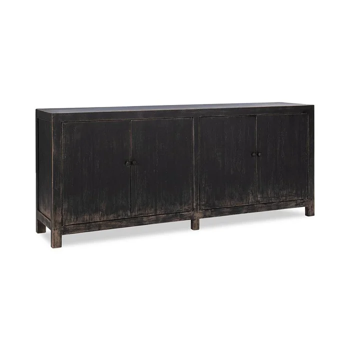 Classic Home – Naya Reclaimed Pine Buffet Sideboard – Black – 52004721