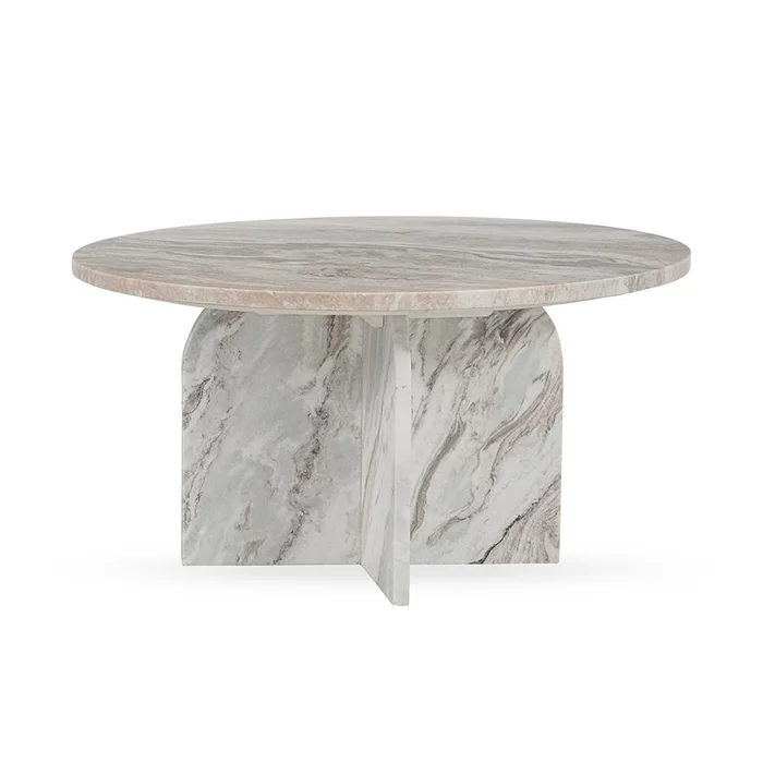 Classic Home – Reilly Marble Coffee Table – Gray – 51012028