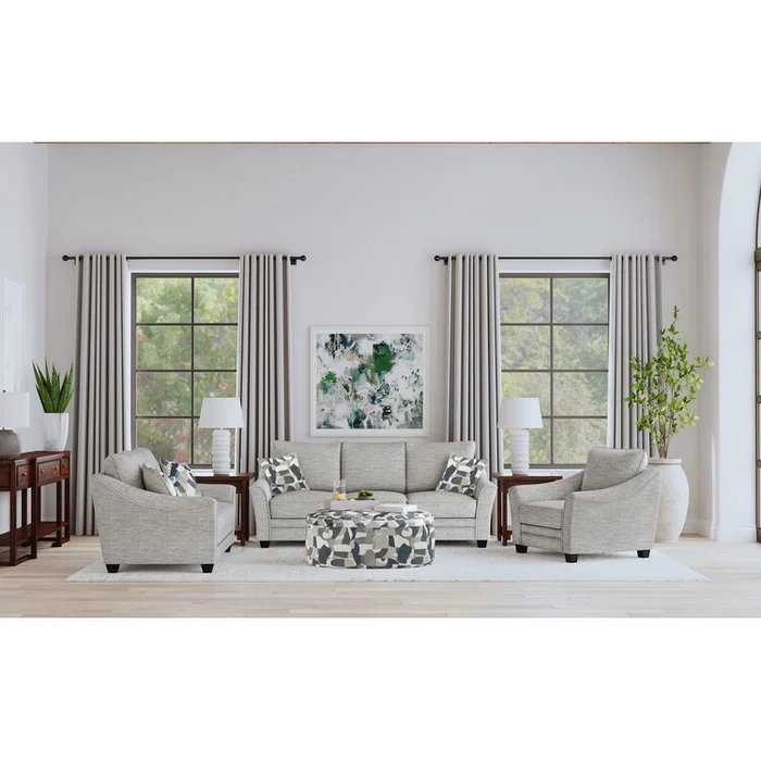 Coaster Tomkins 3-piece Boucle Upholstered Sofa Set Light Grey