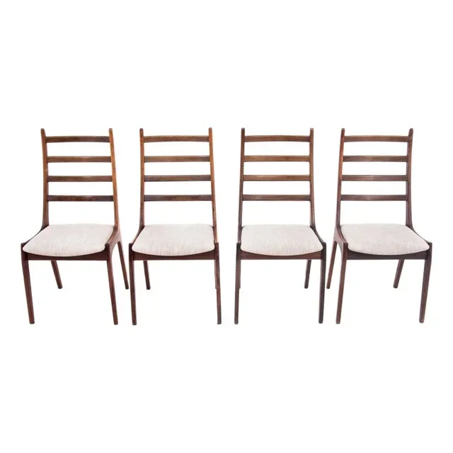 Danish Chairs, 1960s, Set of 4