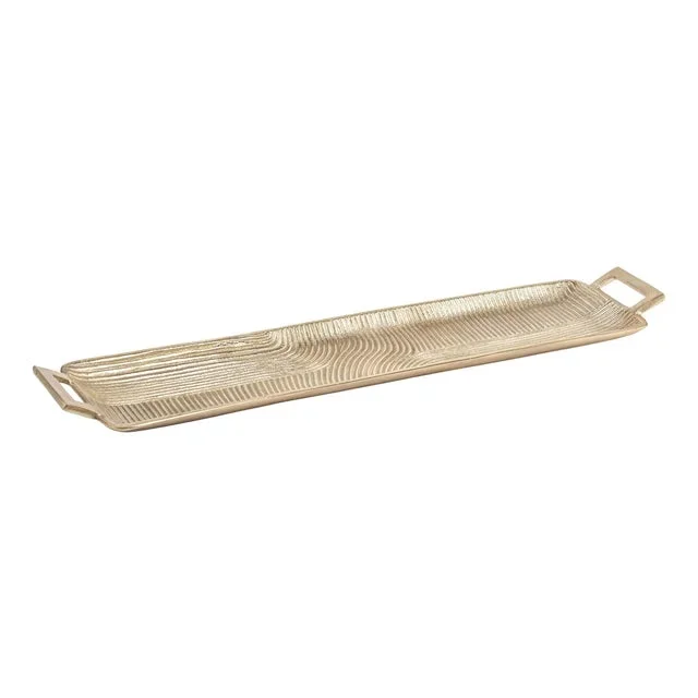 Donte Textured Aluminum Tray, Large