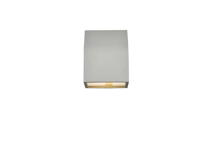 Elegant Furniture & Lighting – Raine Integrated LED wall sconce in silver – LDOD4004S