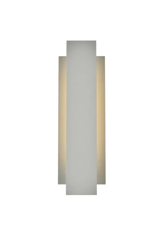 Elegant Furniture & Lighting – Raine Integrated LED wall sconce in silver – LDOD4005S