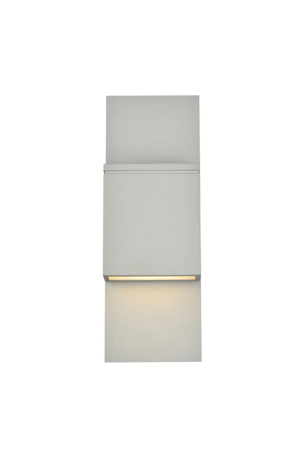 Elegant Furniture & Lighting – Raine Integrated LED wall sconce in silver – LDOD4024S