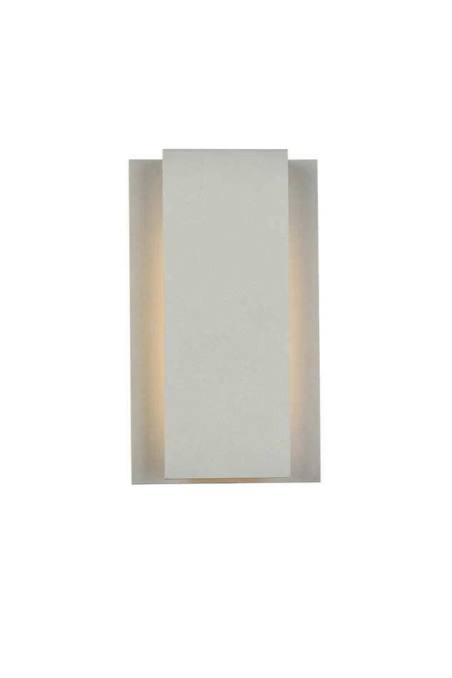 Elegant Furniture & Lighting – Raine Integrated LED wall sconce in silver – LDOD4033S