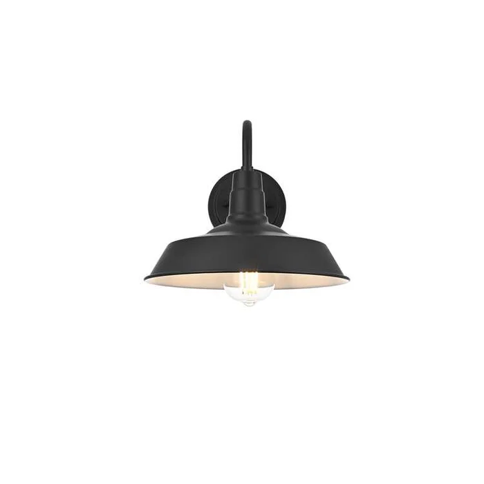Elegant Lighting Franco 10 inch Outdoor Wall sconce in Black