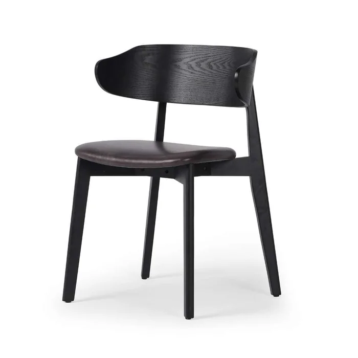 Four Hands – Allston – Franco Upholstered Din Chair-Snm Blk – 236464-001