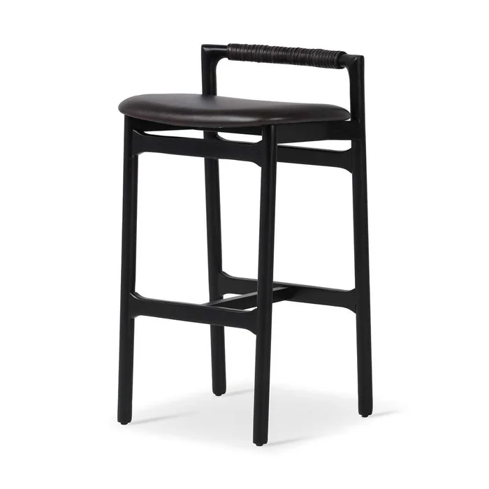 Four Hands – Baden Bar Stool – Sonoma Black – 233519-005