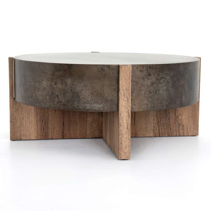 Four Hands – Bingham Coffee Table – Distressed Iron – 223619-001