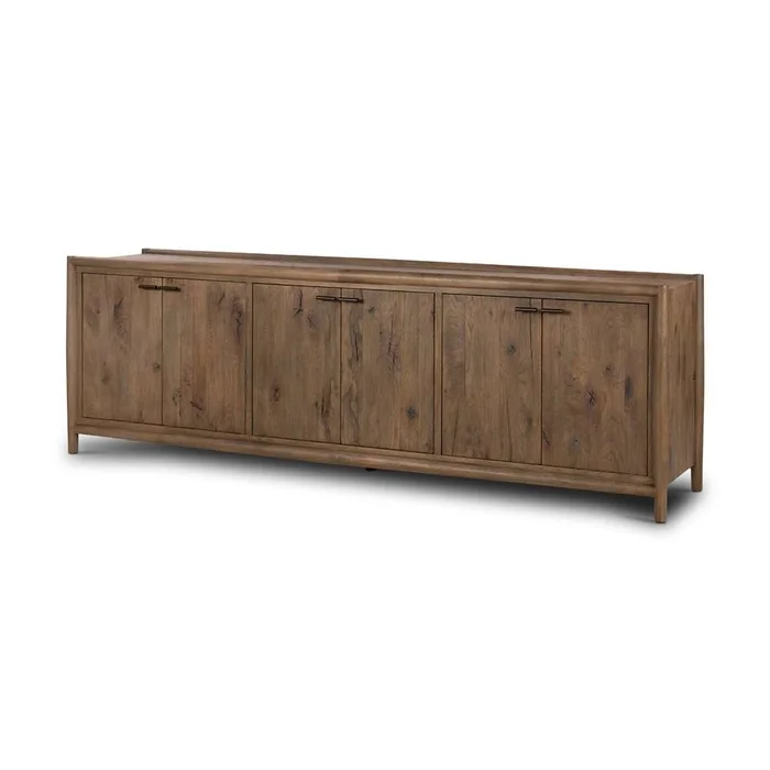 Four Hands – Bolton – Glenview 6 Door Sideboard-Weathered Oak – 236124-001
