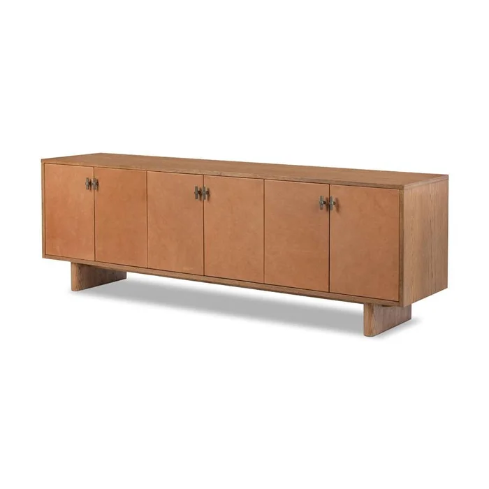 Four Hands – Bolton – Posada Media Console-Amber Oak – 232363-002