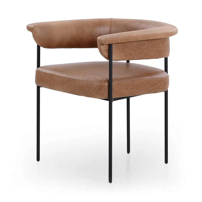 Four Hands – Carrie Dining Chair – Chaps Saddle – 108499-003