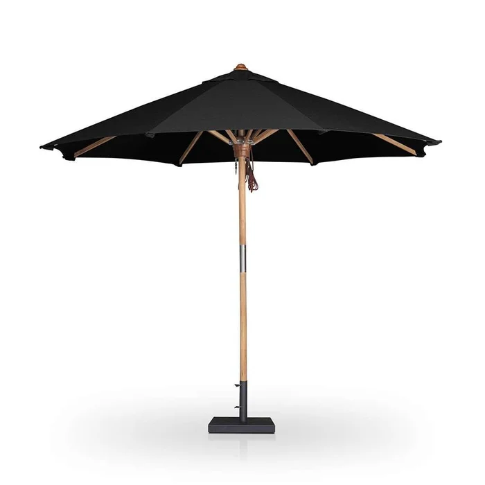 Four Hands – Garwood – Baska Outdoor Round Umbrella – Arashi Black – 242876-003