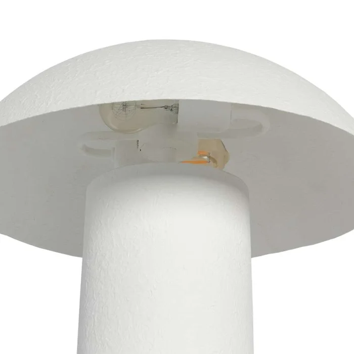 Four Hands – Hutton – Santorini Table Lamp – Matte White Plaster – 232792-001