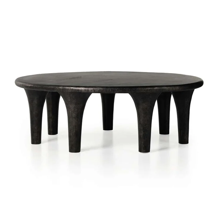 Four Hands – Kelden Coffee Table – Raw Black – 233025-002