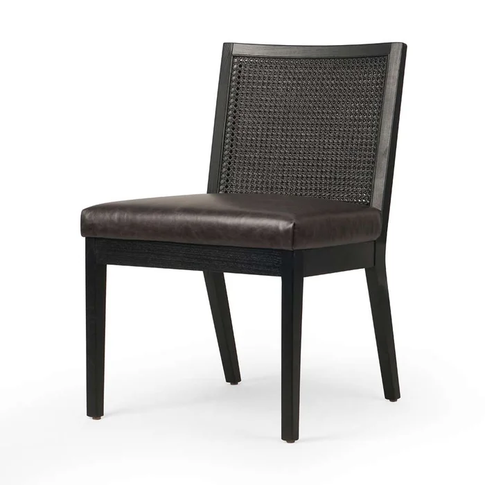 Four Hands – Keston – Antonia Armless Dining Chair-Black – 100054-011