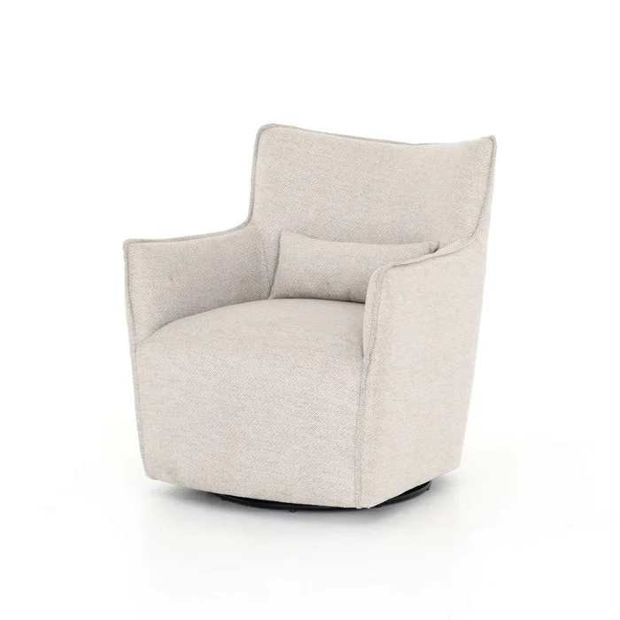 Four Hands – Kimble Swivel Chair – Noble Platinum – 106086-015