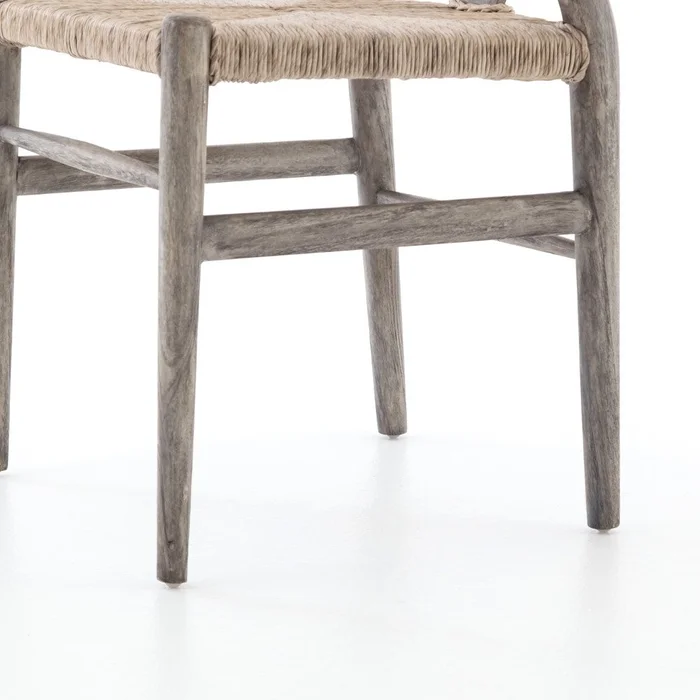 Four Hands – Muestra Dining Chair – Weathered Grey – JLAN-168A