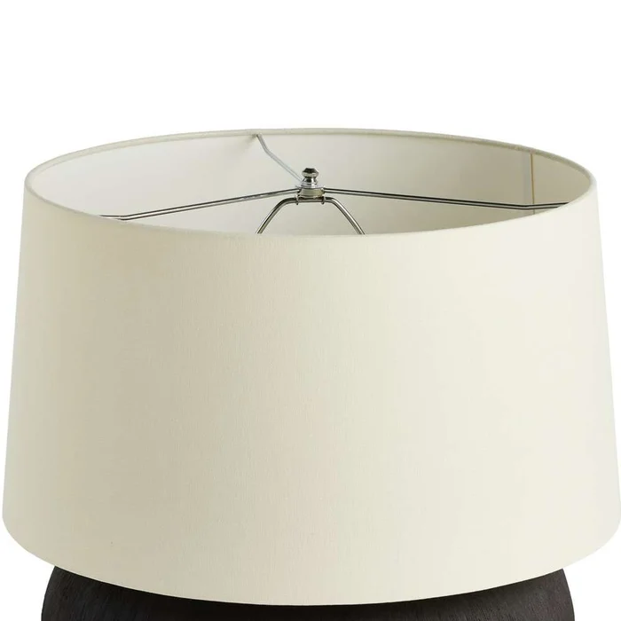 Four Hands – Ryker – Kragen Table Lamp – Textured Matte Black Porcelain Ceramic – 237742-002