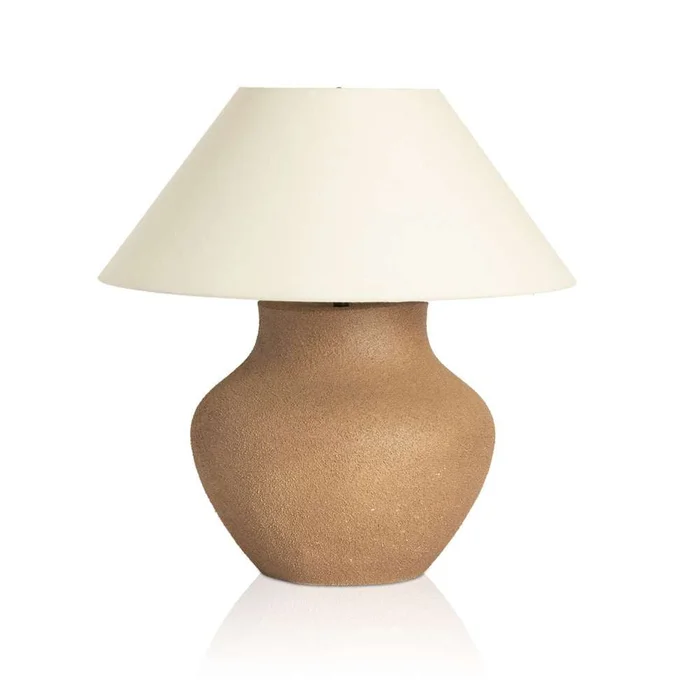 Four Hands – Ryker – Parma Ceramic Table Lamp – Dark Sand – 235155-001