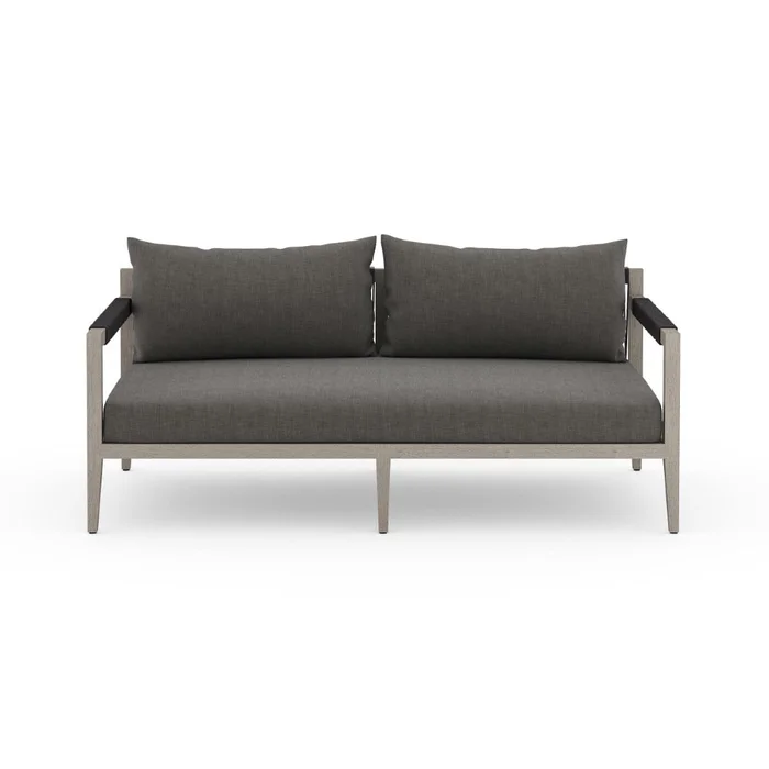 Four Hands – Sherwood Outdoor Sofa 63in – Grey/Charcoal – JSOL-10101K-562