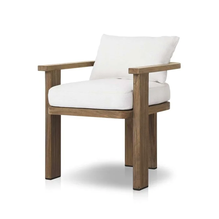 Four Hands – Tahana Outdoor Dining Armchair – Alessi Linen – 240641-001
