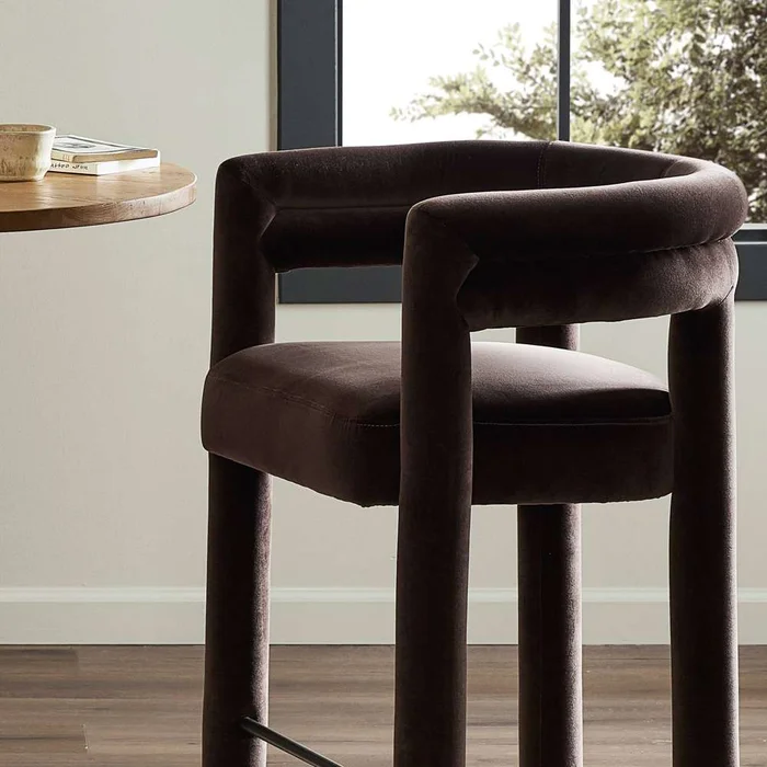 Four Hands – Townsend – Tacova Stool – Surrey Cocoa – Counter – 237719-002