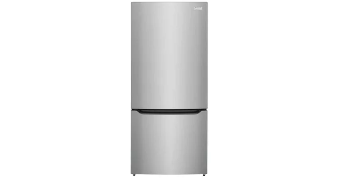 Frigidaire Gallery 30 Inch Wide 20.32 Cu. Ft. Energy Star Certified Fingerprint Resistant Bottom Freezer Refrigerator with Internal Water Dispenser