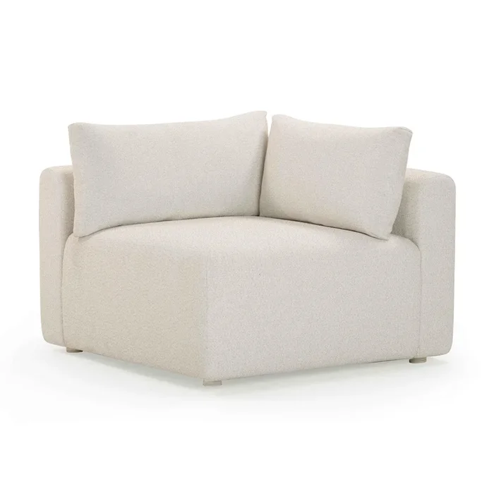 Hangover Cream Modular Outdoor Corner Chair