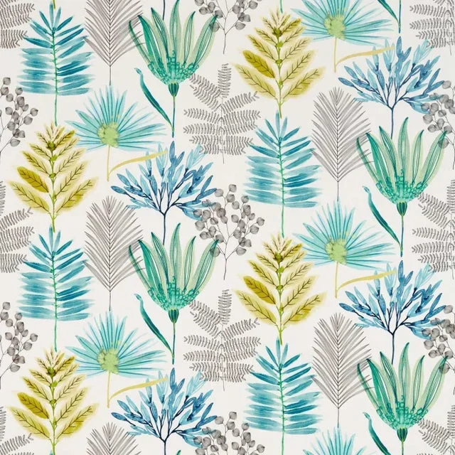 Harlequin Yasuni Fabric in Emerald/Zest