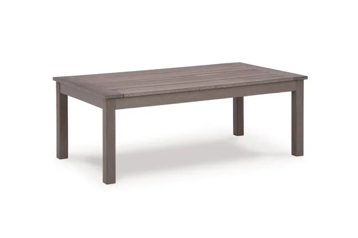 Hillside Barn Outdoor Cocktail Table in Gray/Brown