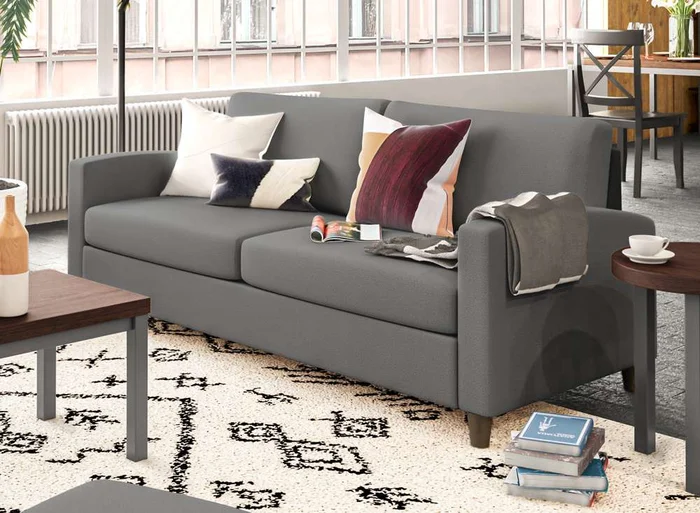 Homestyles – Blake Gray Sofa – 2000-30-FB02