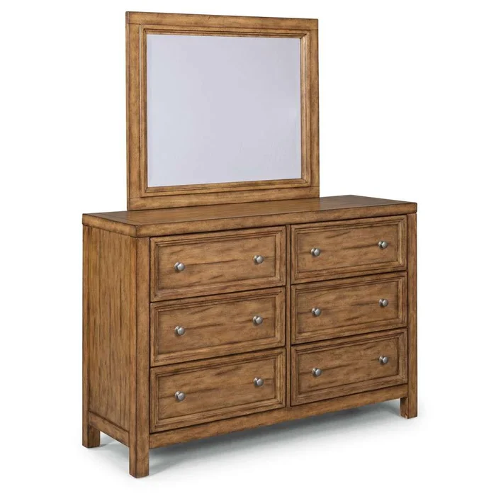 Homestyles – Sedona Brown Dresser with Mirror – 5420-74