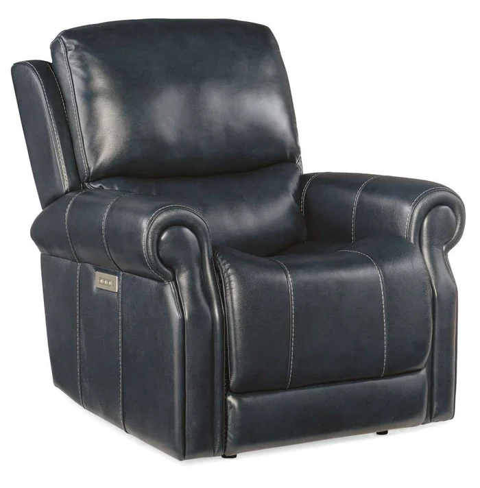 Hooker Furniture – Eisley Power Recliner with Power Headrest and Lumbar – RC602-PHZL-049
